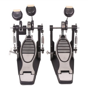 SEVOBAL Drum and Percussion Accessories, Professional Double Kick Drum Pedal for Accelerated Speed and Precision, Black, 10.63"*10.63"*3.94" - 1 of 4