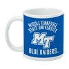 Middle Tennessee State Blue Raiders Ceramic Coffee Mug Novelty Gift Mugs for Coffee Tea and Hot Drinks 11oz White - 3 of 4