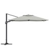 TiramisuBest 11FT Square Cantilever Patio Umbrella, Gray, Without Base - 3 of 4