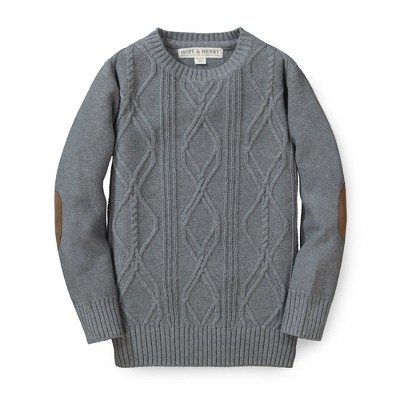 Hope & Henry Boys'  Crew Neck Sweater, Infant