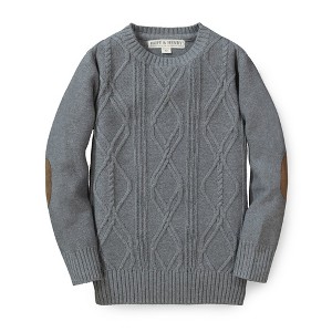 Hope & Henry Boys'  Crew Neck Sweater, Infant - 1 of 4