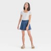 Girls' Drop-Waist Pleated Denim Skirt - art class™ - 3 of 3