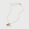14K Gold Dipped Cubic Zirconia Soccer and All Stars Charm Necklace - A New Day™ Gold - 2 of 4