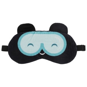 Unique Bargains Cartoon Sleep Mask Swimming Goggles Black Blue 1 Pc - 1 of 4
