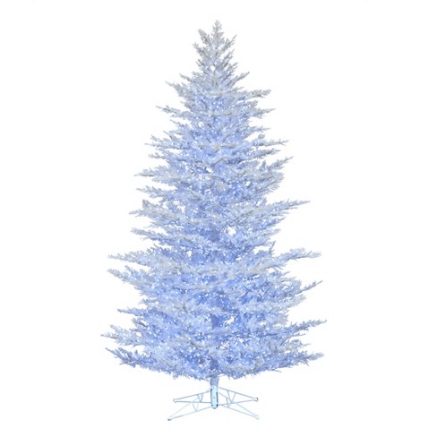 christmas tree with pure white lights