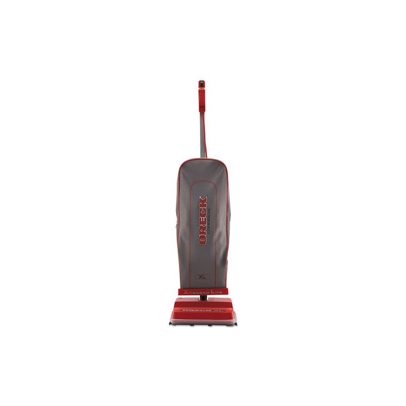 Oreck Commercial U2000R-1 Upright Vacuum, 12" Cleaning Path, Red/Gray, 1 of 5