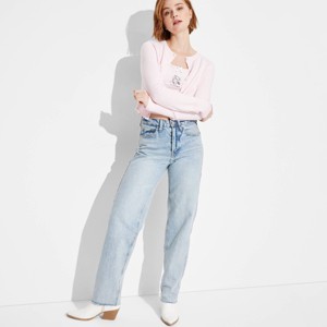 Women's High-Rise Straight Jeans - Wild Fable™ - 1 of 3