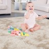 Large Shag Rug Living Room Bedroom Area Rug Non Slip Ultra Soft Modern Solid Color Nursery Throw Carpet Cozy Plush Fuzzy Tie-Dyed Rug - 4 of 4