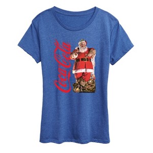 Women's - Coca-Cola - Vintage Santa With Presents Short Sleeve Graphic T-Shirt - 1 of 4