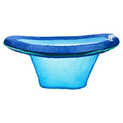 SwimWays Spring Float Papasan Pool Lounger with Hyper-Flate Valve - Blue