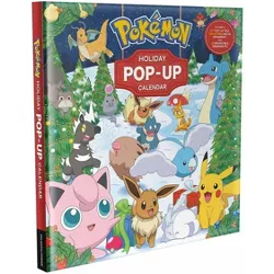 Pokémon Advent Holiday Pop-Up Calendar - (Pokemon Pikachu Press) (Hardcover)
