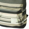 Slickblue Colorful Fabric Art Backpack, Front Zipper Pocket, Outdoor Daypack, Whimsical, Gray/Red, 16" x 14.5" x 5" - 2 of 4