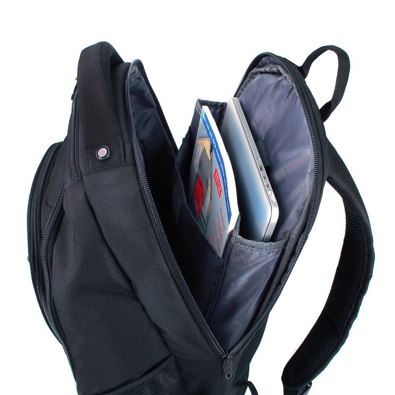 Alpine Swiss Oneida 15.6" Laptop Backpack With Tablet Sleeve & Mfg Warranty, 3 of 12