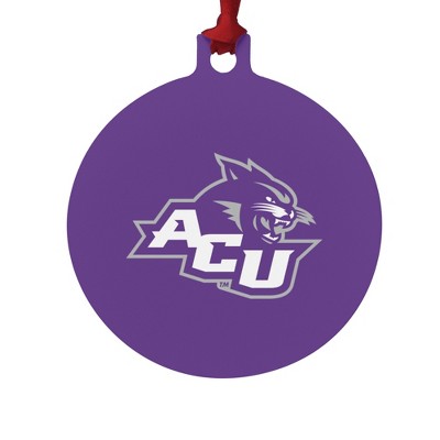 Abilene Christian Primary Logo Aluminum Holiday Christmas Tree Ornament