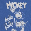 Women's - Disney - Mickey Mouse Hello Folks Short Sleeve Graphic T-Shirt - 2 of 4