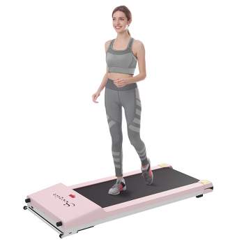 Soozier Walking Treadmill, Walking Pad Machine with LED Monitor and Remote Control for Home Gym