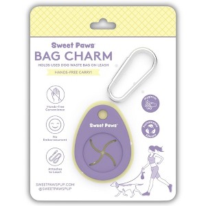 Sweet Paws Bag Charm Holder for Used Dog Poop Bags - 1 of 4