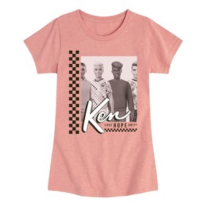 Girls' - Barbie - Ken Fitted Short Sleeve Graphic T-Shirt - 1 of 4