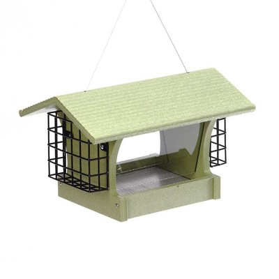 Birds Choice 3qt Hopper Feeder With Suets Medium - Green