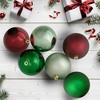 Northlight 32ct Shatterproof Christmas Ball Ornament Set 3.25" - Red/Green - 2 of 4