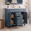 Tramull Modern Bathroom Vanity with Sink Top, 2 Soft-Closing Doors & 2 Drawers, Single Basin Storage Cabinet, Easy Assembly - 4 of 4