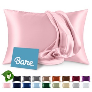 1 Pc 100% Mulberry Silk Pillowcase for Hair and Skin, 19 Momme Silk - Bare Home - 1 of 4