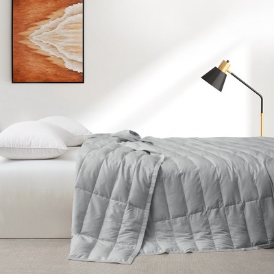 Puredown TENCEL Cooling Lightweight Down Blanket, Breathable Cool Touch Silky Soft & Smooth Lyocell Fabric