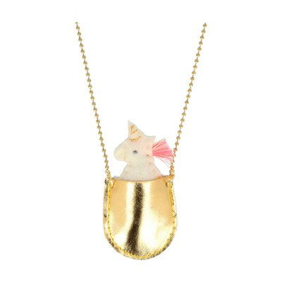 Meri Meri - Unicorn Pocket Necklace - Necklaces - 1ct