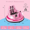 Costway 12V Kids Electric Ride On Bumper Car Battery Powered Bumper Car with Remote Control Pink/Red/Purple/Navy - 3 of 4