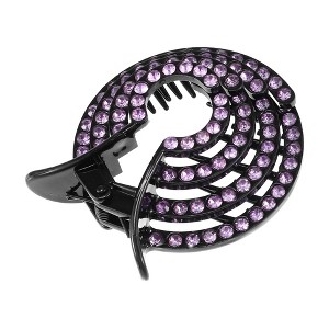 Unique Bargains Women's Grace Dome Round Hair Clips 3.03"x2.68"x0.98" 1 Pc - 1 of 4