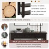 LIVAREEmlen 48'' Solid Pine Wood Top Console Table, Modern Entryway Sofa Side Table with 3 Storage Drawers and 2 Shelves - 4 of 4