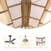 VisioGear Canopies and Gazebos, Outdoor Gazebos with Double Roof, Gazebo Pavilion with Curtain and Net for Garden, Brown, 190”*143"*114" - 3 of 4