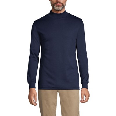 Lands' End Men's Cotton Supima Mock Turtleneck
