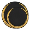 Smarty Had A Party Black w/ Gold Moonlight Plastic Dinnerware Set - 120 Sets - 2 of 4