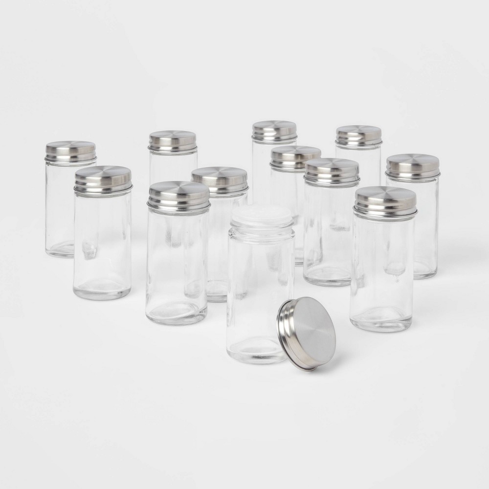 Photos - Food Container 2oz 12pk Round Spice Jar Set - Threshold™