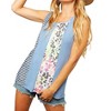 Women's Vertical Colorblock Stripe Neon Leopard Tank Top - Haptics - 4 of 4