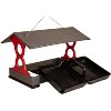 JCS Wildlife Large Fly Thru Bird Feeder- Mounting Pole Bundles Available - 4 of 4