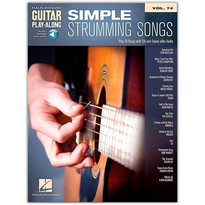 Hal Leonard Simple Strumming Songs - Guitar Play-Along Vol. 74 Book/Online Audio