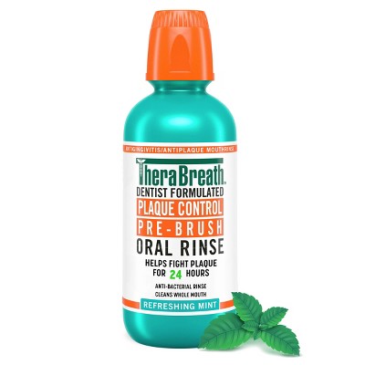 TheraBreath Plaque Control Mouthwash - 16 fl oz