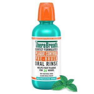 TheraBreath Plaque Control Mouthwash - 16 fl oz - 1 of 4