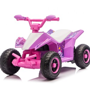 TopComfy Baby Walkers Kids Ride On Four Wheels Quad Kids Toys Kids Fun Gift Adjustment Large Comfort Seat for Girls and Boys, Pink, 26.4"*15"*12.6" - 1 of 4