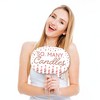Big Dot of Happiness Funny Pink Rose Gold Birthday - Happy Birthday Party Photo Booth Props Kit - 10 Piece - 2 of 4