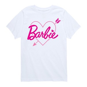 Boys' - Barbie - Barbie Arrow Heart Logo Short Sleeve Graphic T-Shirt - 1 of 4