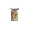 OU Airtight Food Storage Container 8pc (set of 4) BPA Free Clear Plastic Storage Container with Leak Proof Lid, Stackable Kitchen Pantry Organizer - 2 of 2