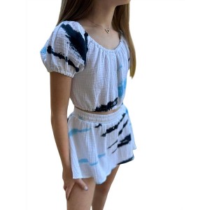 Girl Tie Dyed Skort - flowers by zoe - 1 of 3