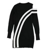 bar III Womens Striped Tunic Blouse, Black, XX-Small - 2 of 2