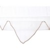 INSPIRE CHIC Women's Pleated Chiffon Contrast Color Trim Semi Sheer Stretchy Gauze Neck Scarves 1Pc - 4 of 4