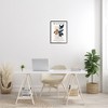 Stupell Industries Bold Modern Botanicals Leaf Silhouettes Matisse Text  Framed Giclee Art - 3 of 4
