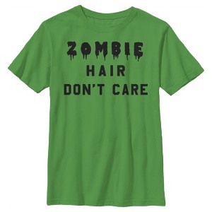 Boy's Lost Gods Halloween Zombie Hair Don't Care T-Shirt - 1 of 4