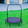 Racxily 40 Inch Mini Exercise Trampoline, Indoor Fitness Rebounder with Safety Pad for Adults & Kids - 2 of 4